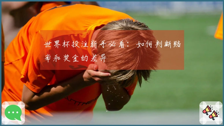 世界杯投注新手必看：如何判断赔率和奖金的差异