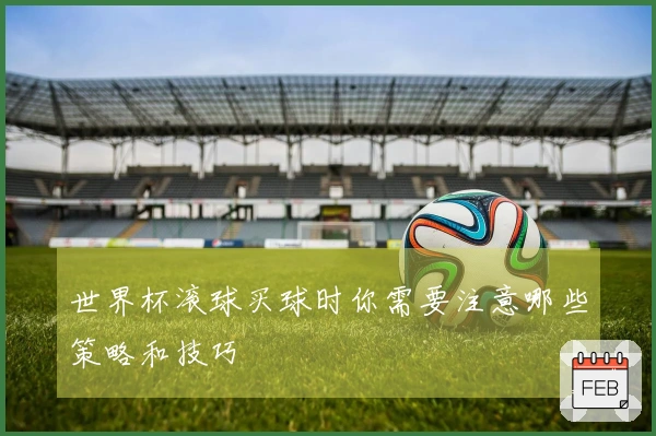 世界杯滚球买球时你需要注意哪些策略和技巧